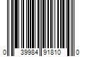 Barcode Image for UPC code 039984918100