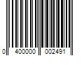 Barcode Image for UPC code 0400000002491