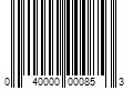 Barcode Image for UPC code 040000000853