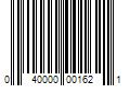 Barcode Image for UPC code 040000001621