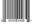 Barcode Image for UPC code 040000004851