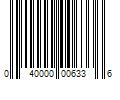 Barcode Image for UPC code 040000006336