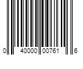 Barcode Image for UPC code 040000007616