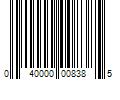 Barcode Image for UPC code 040000008385