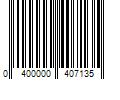 Barcode Image for UPC code 0400000407135