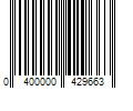 Barcode Image for UPC code 0400000429663