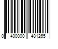 Barcode Image for UPC code 0400000481265