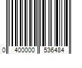 Barcode Image for UPC code 0400000536484