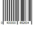 Barcode Image for UPC code 0400000652634