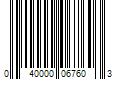 Barcode Image for UPC code 040000067603