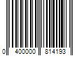 Barcode Image for UPC code 0400000814193