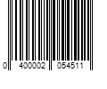 Barcode Image for UPC code 0400002054511