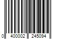 Barcode Image for UPC code 0400002245094