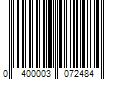 Barcode Image for UPC code 0400003072484