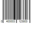 Barcode Image for UPC code 0400003123803