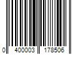 Barcode Image for UPC code 0400003178506