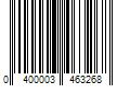 Barcode Image for UPC code 0400003463268