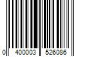 Barcode Image for UPC code 0400003526086