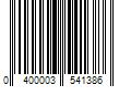 Barcode Image for UPC code 0400003541386