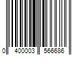 Barcode Image for UPC code 0400003566686