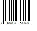 Barcode Image for UPC code 0400003632930