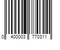 Barcode Image for UPC code 0400003770311