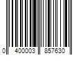 Barcode Image for UPC code 0400003857630