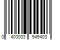 Barcode Image for UPC code 0400003949403