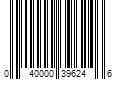 Barcode Image for UPC code 040000396246