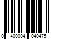 Barcode Image for UPC code 0400004040475