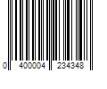 Barcode Image for UPC code 0400004234348