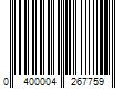 Barcode Image for UPC code 0400004267759