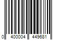 Barcode Image for UPC code 0400004449681