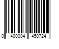 Barcode Image for UPC code 0400004450724