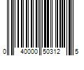 Barcode Image for UPC code 040000503125