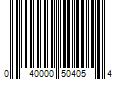 Barcode Image for UPC code 040000504054