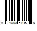 Barcode Image for UPC code 040000511458