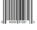 Barcode Image for UPC code 040000512813