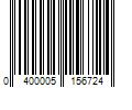 Barcode Image for UPC code 0400005156724