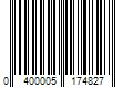 Barcode Image for UPC code 0400005174827