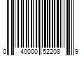 Barcode Image for UPC code 040000522089