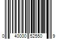 Barcode Image for UPC code 040000525509