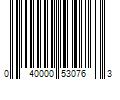 Barcode Image for UPC code 040000530763