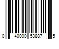 Barcode Image for UPC code 040000538875