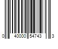 Barcode Image for UPC code 040000547433