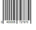 Barcode Image for UPC code 0400005727870