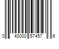 Barcode Image for UPC code 040000574576