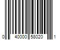 Barcode Image for UPC code 040000580201