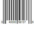 Barcode Image for UPC code 040000581376