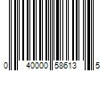 Barcode Image for UPC code 040000586135